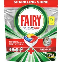 Капсулы для посудомоечной машины Fairy Platinum Plus Лимон,  19 шт